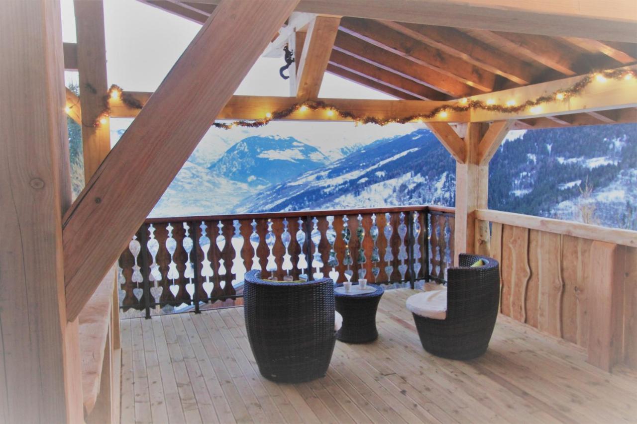 Chalet Miravidi, Montchavin-La Plagne, Jacuzzi & Sauna Екстер'єр фото