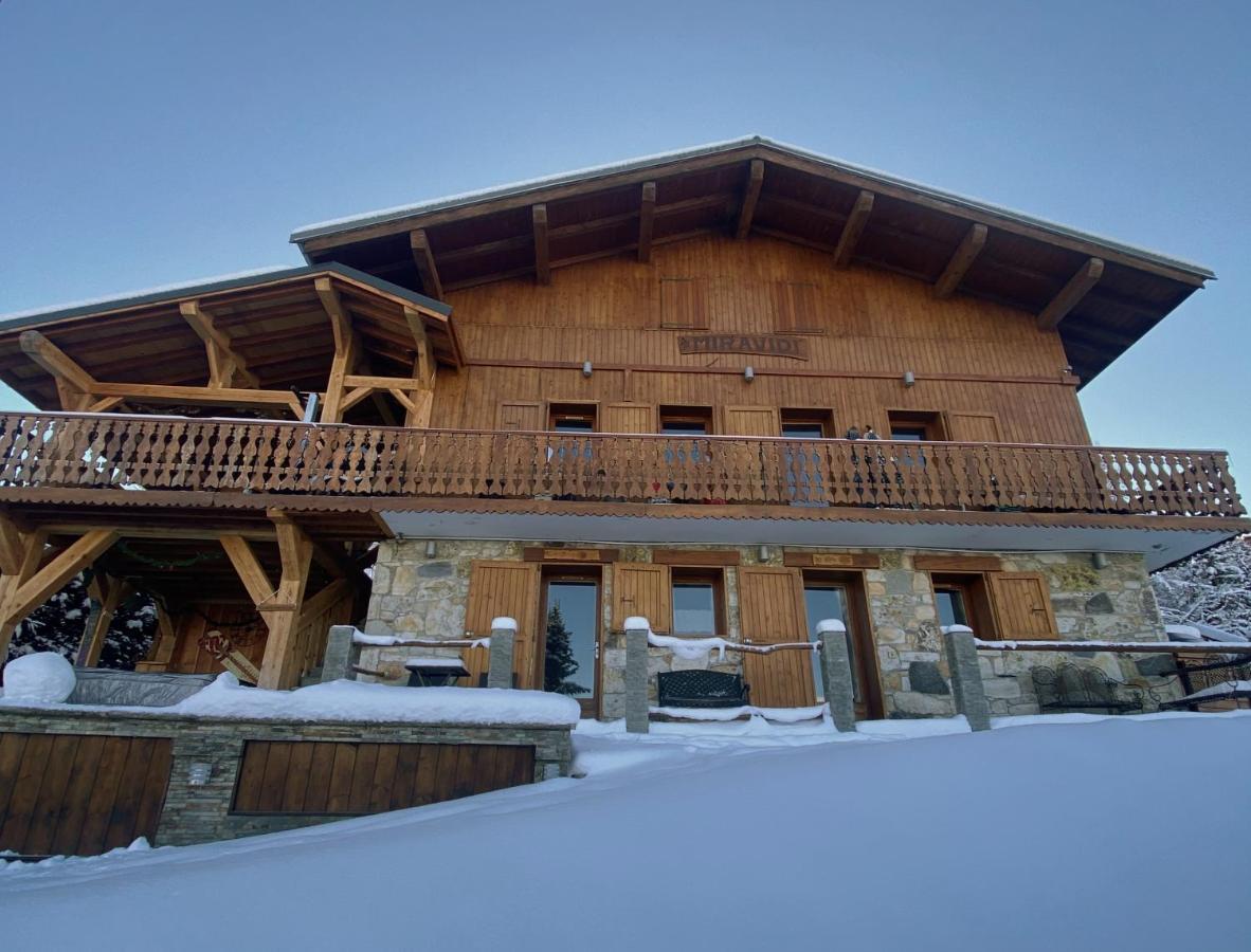 Chalet Miravidi, Montchavin-La Plagne, Jacuzzi & Sauna Екстер'єр фото